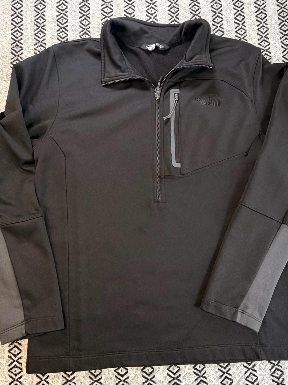 The North Face Men’s Canyonlands 1/2 Zip Fleece Pullover Medium Black Gorpcore
